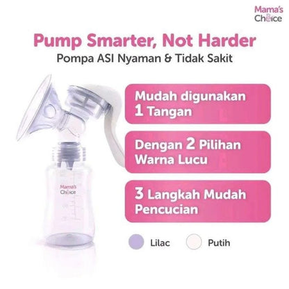 Mama Mama's Choice Single Handy Manual Breast Pump Pompa ASI