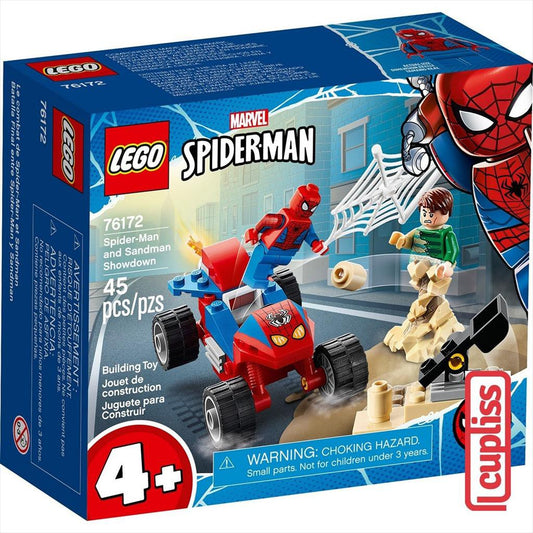LEGO Superheroes 76172 Spider- Spider-Man and Sandman Showdown