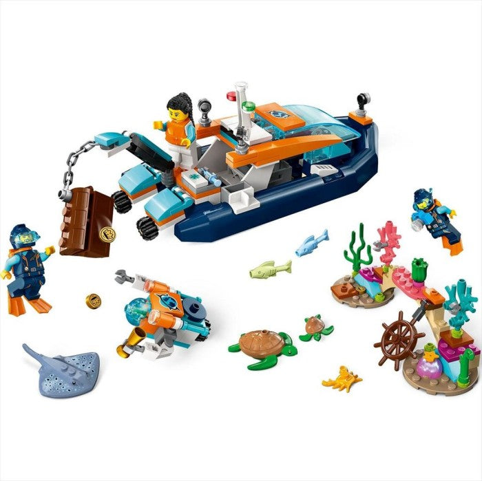 LEGO City 60377 Explorer Diving Boat