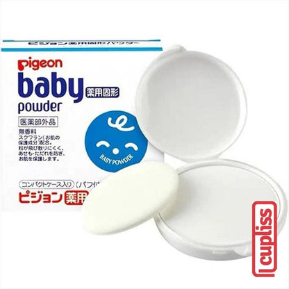 PIGEON Medicated Powder Cake 45gr Bedak Tabur Bayi 45 gr