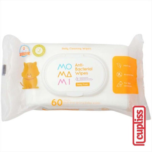 MoMaMi Anti bacterial Wipes 60s Tisue Basah Bayi 136324