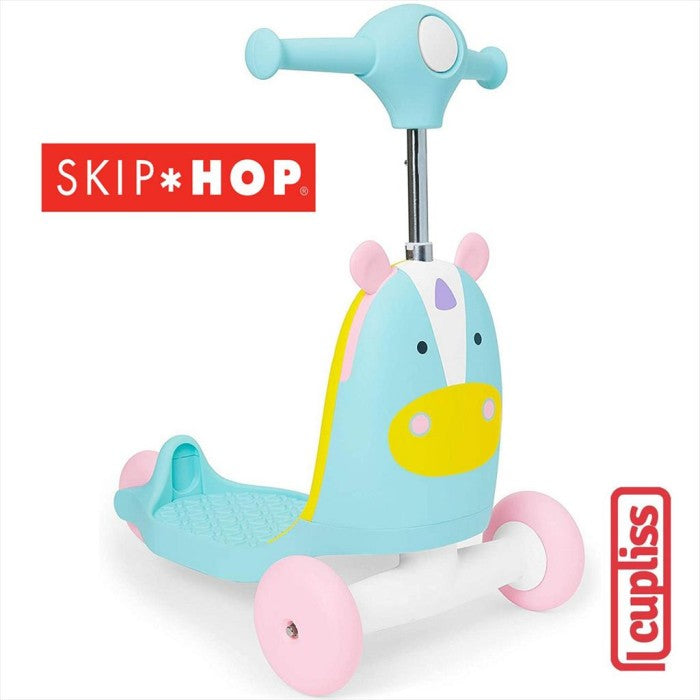 Skip Hop Zoo Ride On 3in1 822810 Unicorn SkipHop Scooter Anak