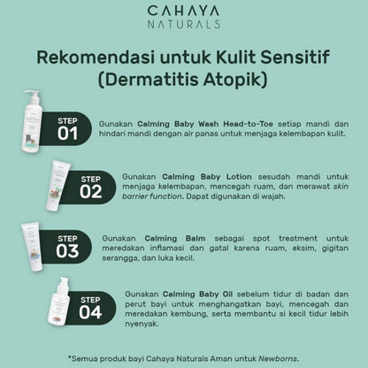 Cahaya Naturals Calming Baby Lotion 225ml