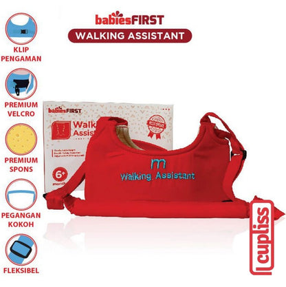 BabiesFirst Walking Assistant Red Baby Walker