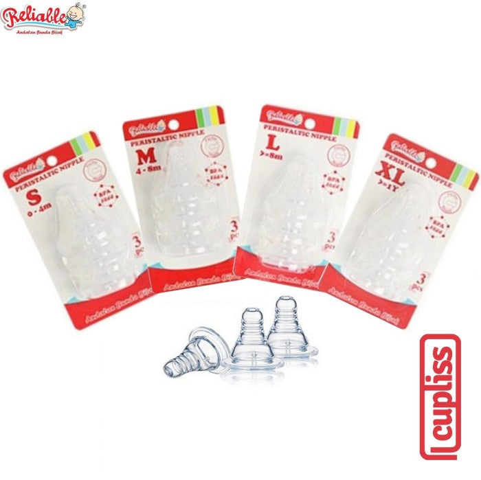 Reliable Dot Botol Susu Bayi Peristaltic 3pcs 8826 Blister