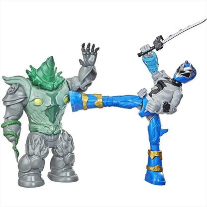 Hasbro Power Rangers F1603 Blue Ranger vs Shockhorn Dino Fury