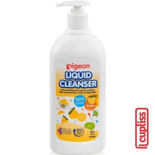 PIGEON Liquid Cleanser Yuzu 700ml Pump Sabun Cuci Botol Bayi