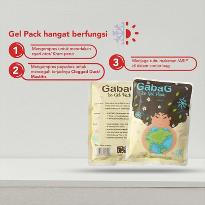 Gabag Ice Gel Pack 500ml Mother Earth 500gr