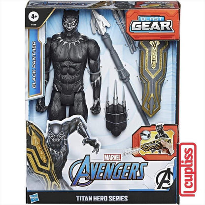 Hasbro E7388 Avengers Black Panther Titan Hero Series Blast Gear