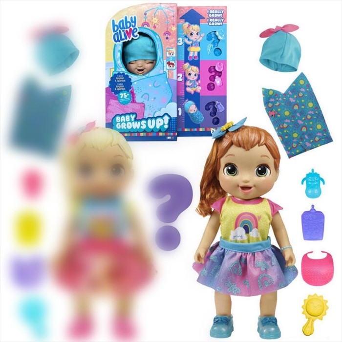 BABY ALIVE Grows Up Boneka Tumbuh Grow 3 in 1 Hasbro E8199