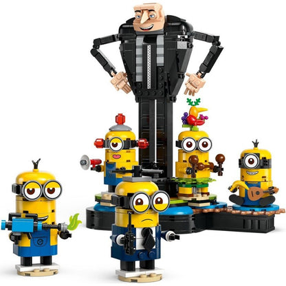 LEGO Minions 75582 Brick-Built Gru and Minion