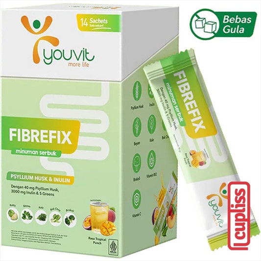 YOUVIT Powder Drink Fibrefix 14 Days Minuman Serbuk Fiber Konstipasi