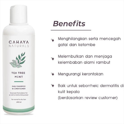 Cahaya Naturals Daily Shampoo and Conditioner 240ml 12060103 240 ml