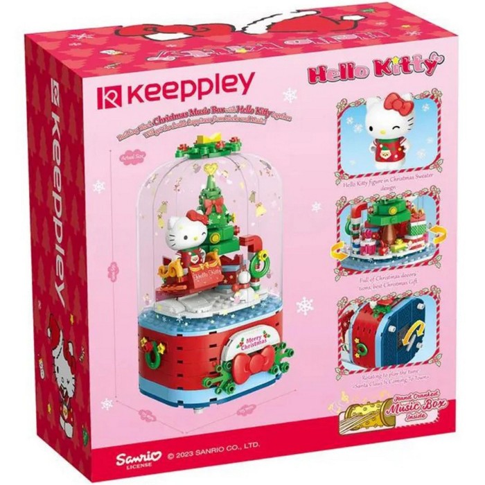 QMAN Keeppley Hello Kitty Christmas Music Box DZ0205