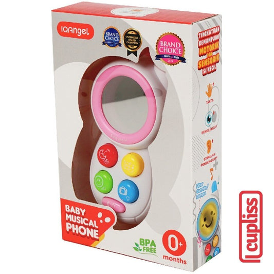 IQAngel Toys Pink Musical Phone IQ0512