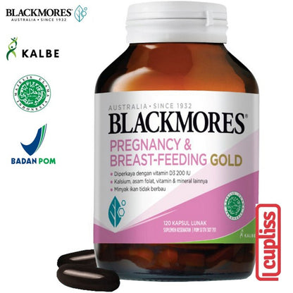 BLACKMORES Multivitamin Pregnancy Breastfeeding Gold - 120 caps BPOM Kalbe
