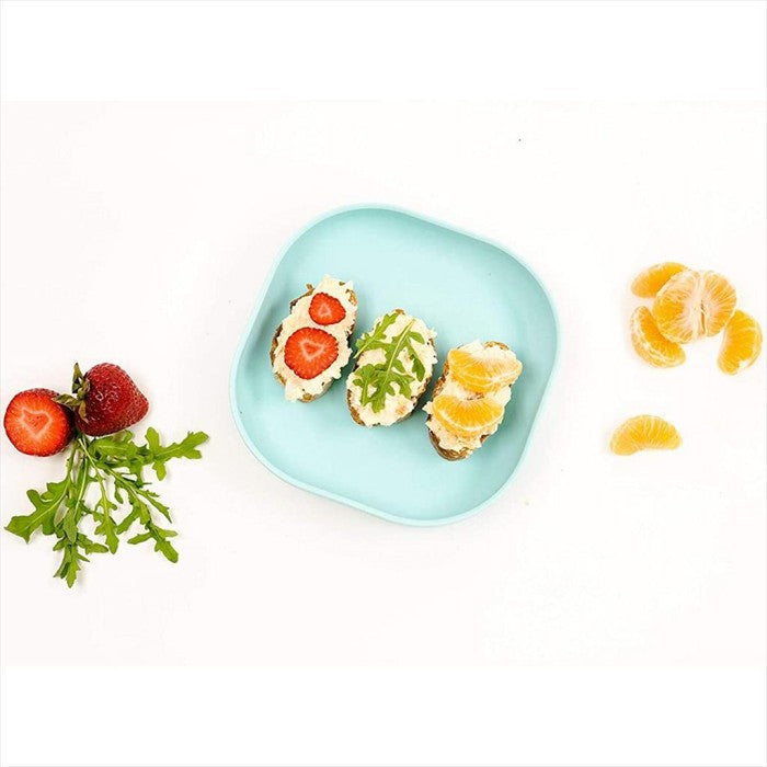 BEABA Silicone Suction Plate 122201 Blue Piring Makan Anak
