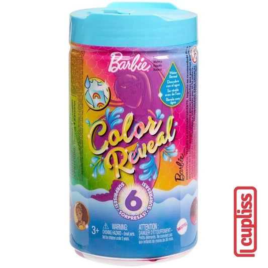 Mattel RANDOM HCC75 Barbie Color Reveal Rainbow Mermaids Series