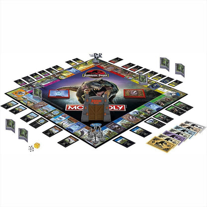 Hasbro Board Game F1662 Monopoly Jurassic Park Permainan Papan