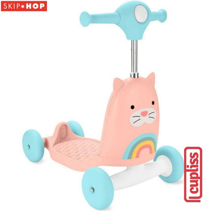 Skip Hop Zoo Ride On 3in1 186310 Cat SkipHop Scooter Anak