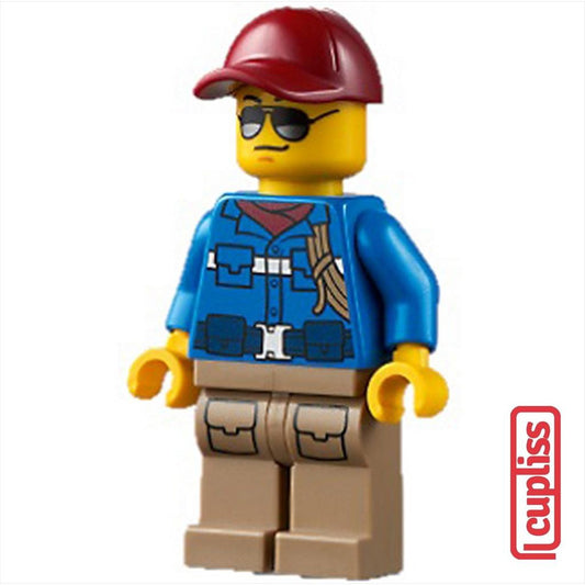 PART OUT LEGO CTY1303 Wildlife Rescue Ranger Male City Minifigure