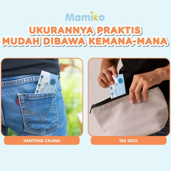 KUB x Mamiko 7s Pure Water Tisu Basah Wipe Pocket Size