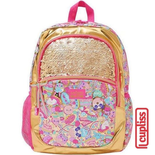 SMIGGLE Backpack Bag 441148 20th Birthday Tas Ransel Anak Gold