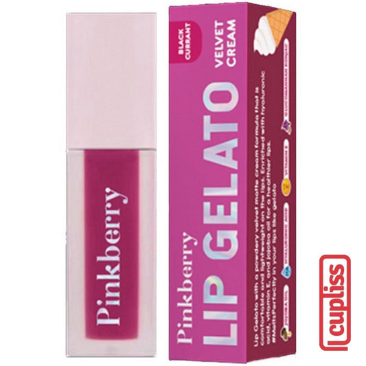 PinkBerry Lip Gelato Tint 4.2ml Black Currant Pelembab Bibir