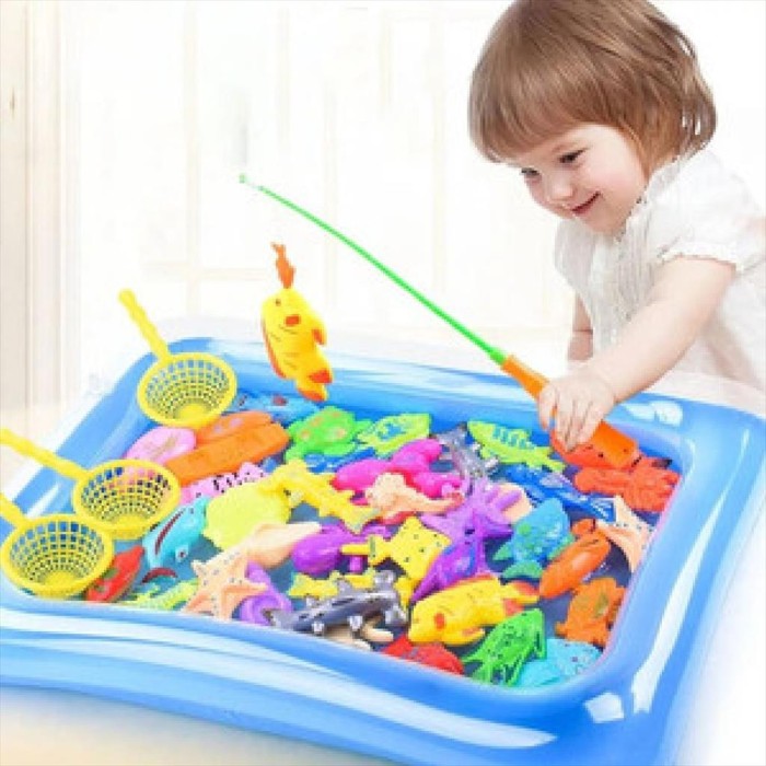 DENO Pancing Ikan Dalam Kolam VR416 Mainan Edukasi Anak