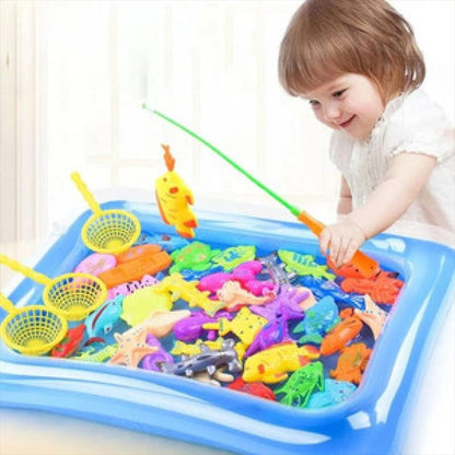 DENO Pancing Ikan Dalam Kolam VR416 Mainan Edukasi Anak
