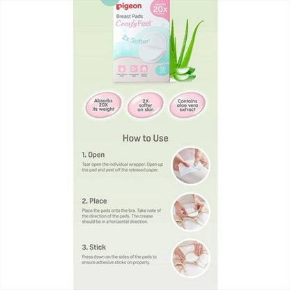 PIGEON Breast Pads Pad Comfy Feel 50pcs ComfyFeel 50 pcs