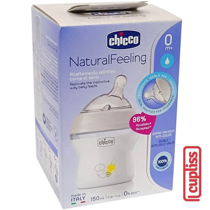 CHICCO Bottle Natural Feeling PP 0M+ 150 ml Botol Susu 150ml