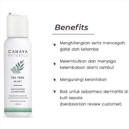 Cahaya Naturals Daily Shampoo and Conditioner 100ml 12060105 100 ml