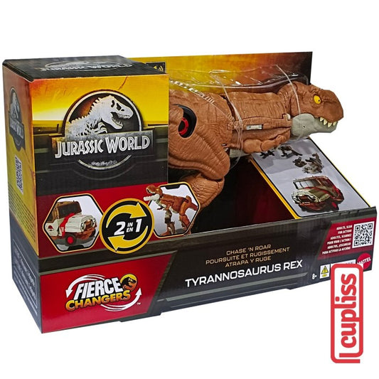 Mattel Jurassic World Tyrannosaurus Rex Fierce Changers Transform HPD38