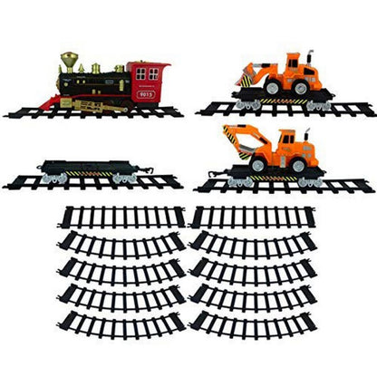 VR Toys Train Play Set Engineering Series 19021B Mainan Kereta Api Anak