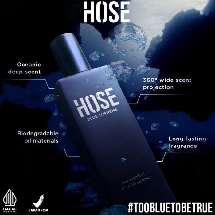 Hose EDP Blue Supreme 50ml Parfum Minyak Wangi