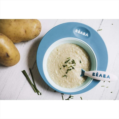 BEABA Training Plate Ellipse Blue Piring Makan