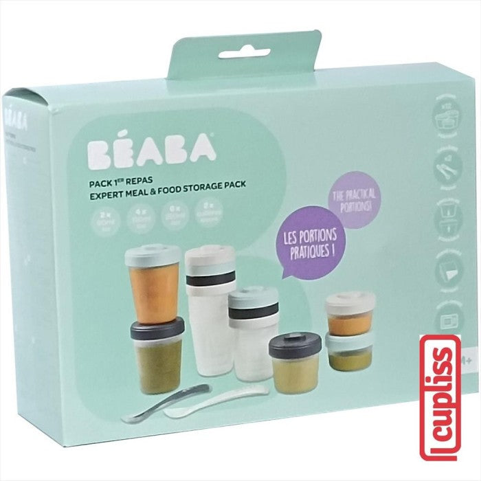 BEABA Food Meal Storage Expert Pack Set 12 Storm Wadah MPASI