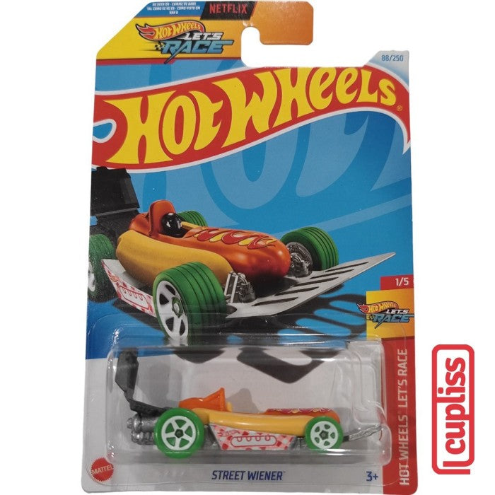 Hot Wheels HW Basic HTC07 Street Wiener Lets Race Netflix Mattel Hotwheels