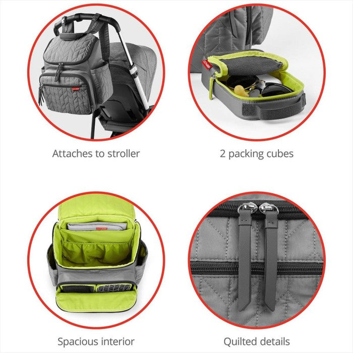 Skip Hop Forma Backpack Diaper 123562 Grey Tas Popok Bayi Skiphop