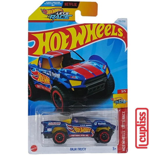 Hot Wheels HW Basic HTC09 Baja Truck Lets Race Netflix Mattel Hotwheels