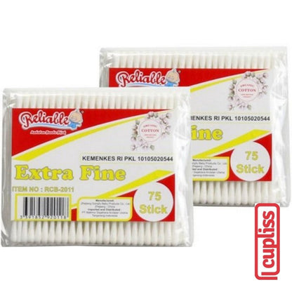 Reliable Cotton Bud Baby Bayi Korek Kuping Extra Fine Ekonomis Murah