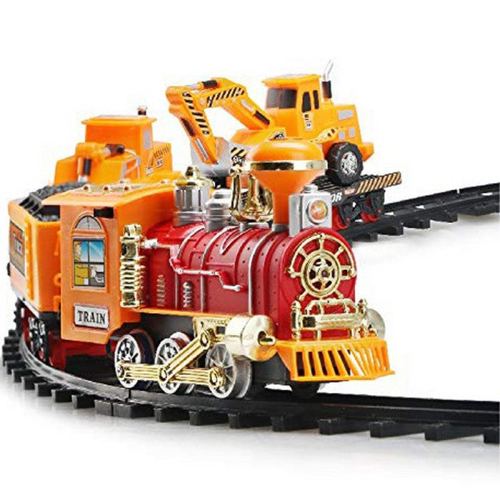 VR Toys Train Play Set Engineering Series 19021B Mainan Kereta Api Anak