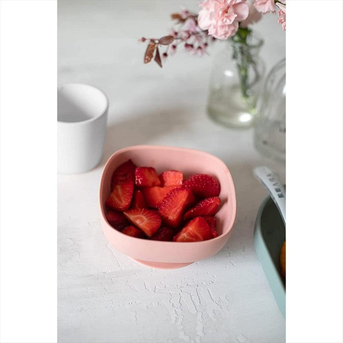BEABA Silicone Suction Bowl 124281 Pink Tempat Makan Anak