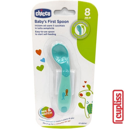 CHICCO Weaning First Spoon 8m+ Sendok Makan Bayi