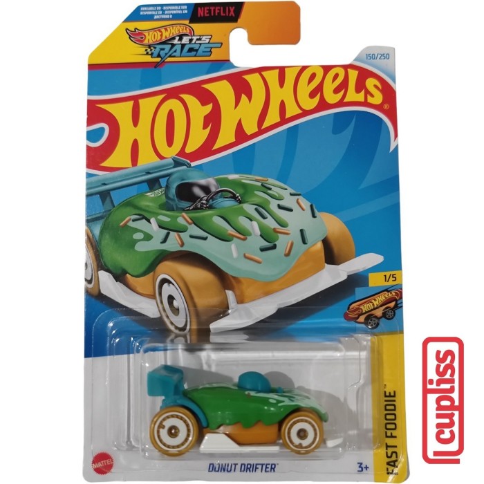 Hot Wheels HW Basic HTB46 Donut Drifter Let's Race Netflix Mattel Hotwheels