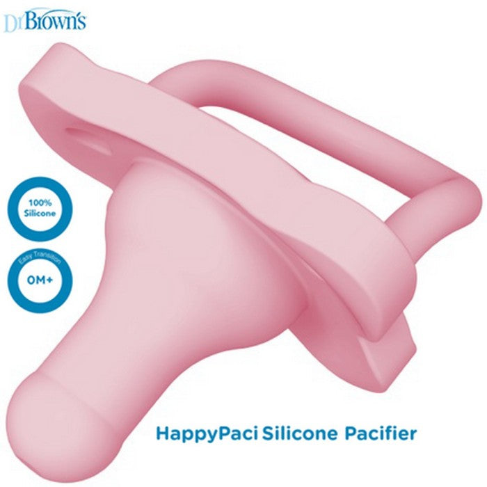 Dr Brown HappyPaci Silicone Pacifier 1pcs Dot Newborn