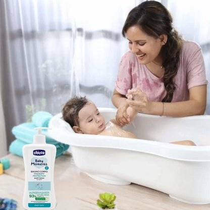 CHICCO Baby Moments Body Wash Protection 500ml Sabun Badan Bayi 500 ml I4693
