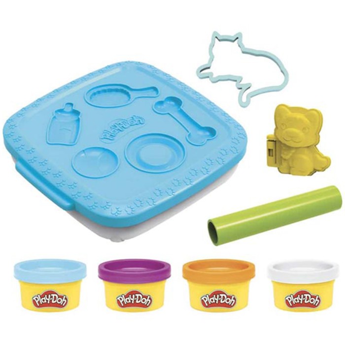 Play Doh Create n Go Pets Playset Hasbro F7528 Playdoh Blue