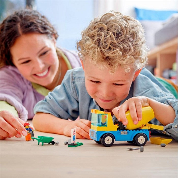 LEGO City 60325 Cement Mixer Truck